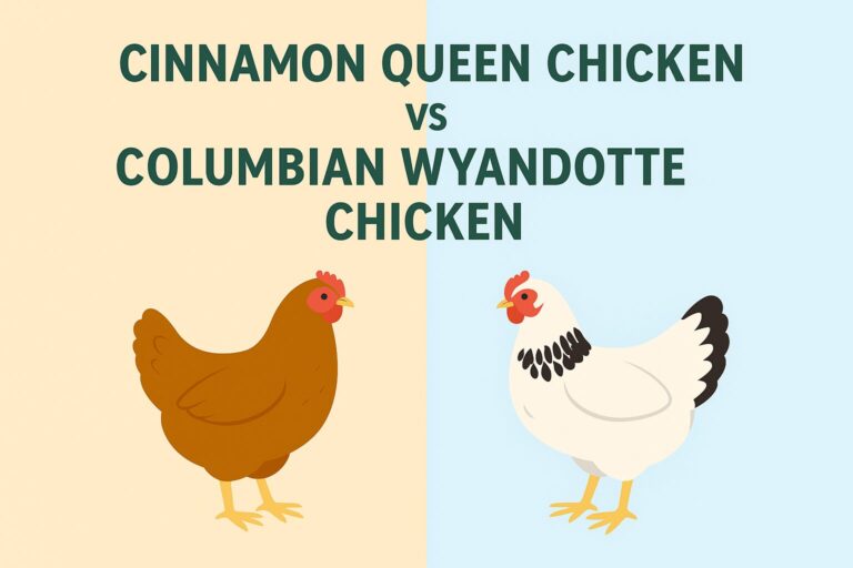 Columbian Wyandotte Chickens