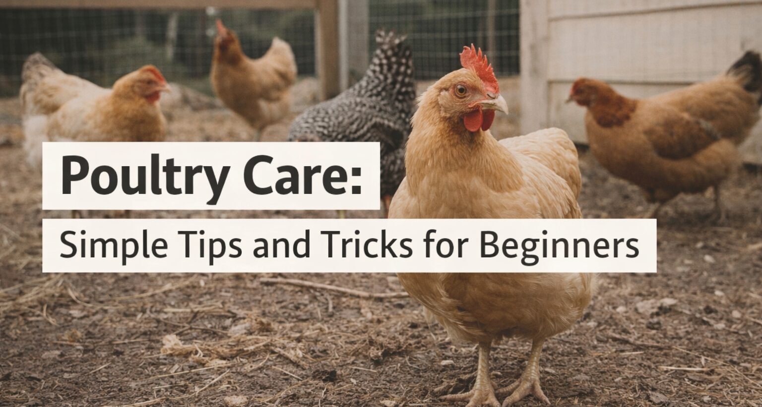 Poultry care