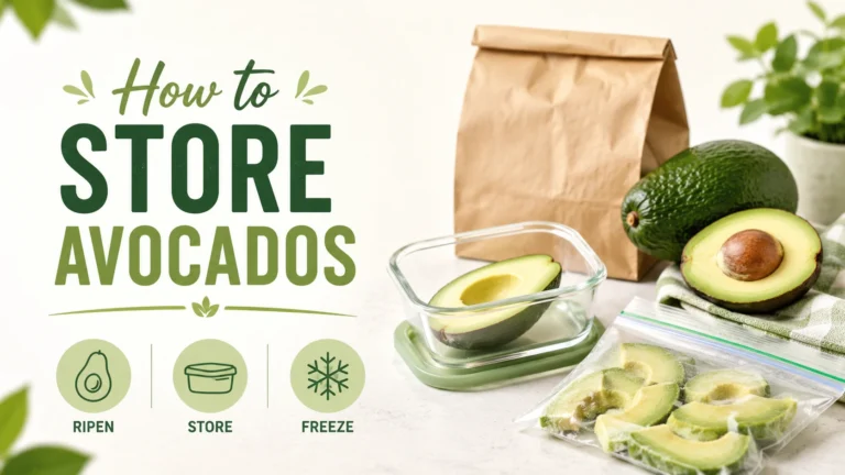 How to store Avocado
